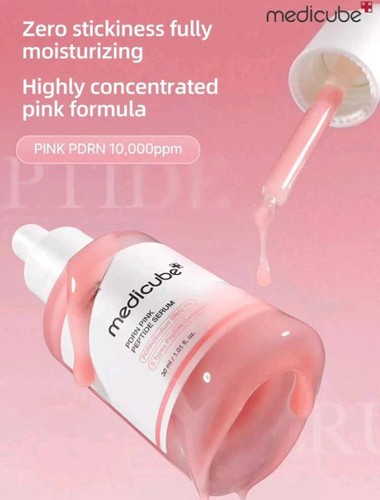 Medicube PDRN Pink Peptide Serum — Bestselling Korean Hydrating & Plumping Serum