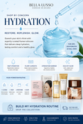 Bella Lusso Hydration Starter Routine — 3-step Korean skincare bundle